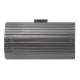 Bolsa Maria Chic Acessórios Clutch Metal Grafite