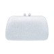 Bolsa Maria Chic Acessórios Clutch Cristais Prata