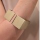 Pulseira Luiza Rogi Una Geométrica Ouro Envelhecido