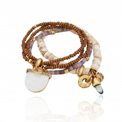 Pulseira Camila Klein Limone Di Sorrento Kit Ouro Velho