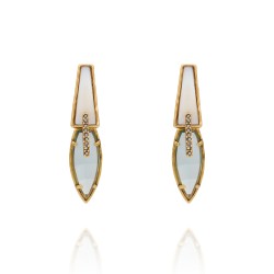 Brinco Camila Klein Limone Di Sorrento Longo Ouro Velho