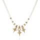 Colar Claudia Arbex Star Harley Pérolas Pingentes Ouro Vintage