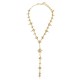 Colar Claudia Arbex Star Harley Longo Cristais Ouro Vintage