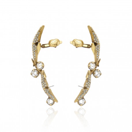 Brinco Claudia Arbex Star Harley Ear Cuff Ouro Vintage