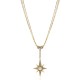 Colar Claudia Arbex Star Harley Longo Pingente Ouro Vintage