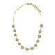 Colar Claudia Arbex Star Harley Curto Ouro Vintage