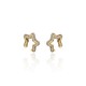 Brinco Claudia Arbex Star Harley Piercing Ouro Vintage