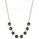 Colar Claudia Arbex Star Harley Curto Pedra Estrela Ouro Vintage