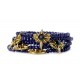 Pulseira Claudia Arbex Star Kit Pedras Naturais Ouro Vintage