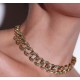 Colar Claudia Arbex Rock Lovers Elos Ouro Vintage