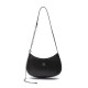 Bolsa Isla Forever Shoulder Bag Max Croco Caviar Preta Onix