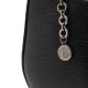 Bolsa Isla Forever Shoulder Bag Max Croco Caviar Preta Onix