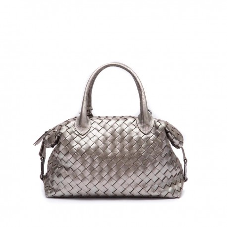 Bolsa Isla Bowling Tresse Couro Natural Roxy