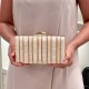 Bolsa Maria Chic Acessórios Clutch Tita Acrílica Rose