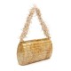 Bolsa Isla Clutch Baguete Madrepérola