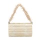 Bolsa Isla Clutch Baguete Madrepérola Madreclara