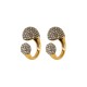 Anel Hector Albertazzi Paradoxo Kit Strass Ouro Vintage