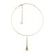 Colar Hector Albertazzi Lumiere Curto Ouro Vintage