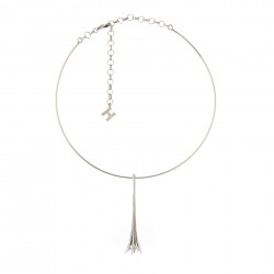 Colar Hector Albertazzi Lumiere Curto Prata Boho