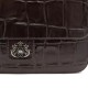 Bolsa Isla Anne Jumbo Couro Natural Caiman Café Onix