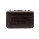 Bolsa Isla Anne Jumbo Couro Natural Caiman Café Onix