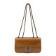 Bolsa Isla Anne Baguete Couro Caiman Mel