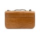Bolsa Isla Anne Baguete Couro Caiman Mel