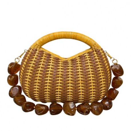 Bolsa Serpui Skye Light Honey Caramel