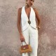 Bolsa Serpui Bag Yasmin Vime Natural Couro Caramelo