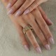 Anel Estela Geromini Sorella Strass Ouro