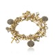 Pulseira Hector Albertazzi Kit Fé III Duo Ouro Vintage