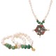 Kit Camila Klein Colar Brinco e Pulseira Metamorphose Ouro Velho