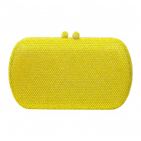 Bolsa Empório MP Clutch Cristais Amarelo