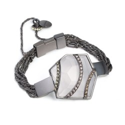 Pulseira Camila Klein Esperança Cristal Grafite