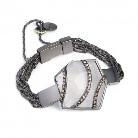 Pulseira Camila Klein Esperança Cristal Grafite