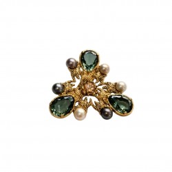 Broche Camila Klein Exclusive Black Ouro Velho