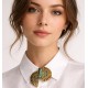 Broche Camila Klein Exclusive Cristal Erenite Ouro Velho