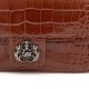 Bolsa Isla Anne Baguete Couro New Croco Castanho