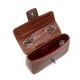 Bolsa Isla Anne Baguete Couro New Croco Castanho