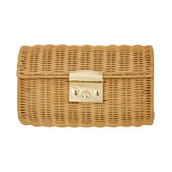 Bolsa Serpui Clutch Noelle Light Honey
