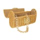 Bolsa Serpui Clutch Noelle Light Honey