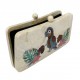 Bolsa Serpui Clutch Farah Macaw Kabibe Madrepérola