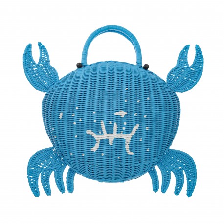 Bolsa Serpui Levi Crab Vime Natural Blue