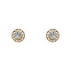 Brinco Monica Di Creddo Lustre Cristais Ouro Vintage