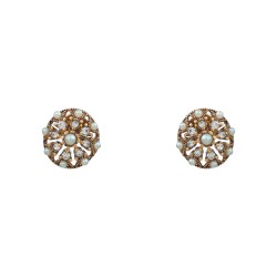 Brinco Monica Di Creddo Wedding Pérolas Ouro Vintage