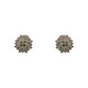 Brinco Monica Di Creddo Leonora Cristais Ouro Vintage
