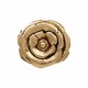 Broche Monica Di Creddo Camélia Ouro Vintage G