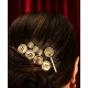 Presilha Monica Di Creddo Boutons Fivela Ouro Vintage