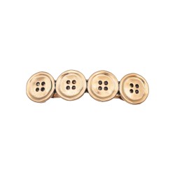 Presilha Monica Di Creddo Boutons Fivela Ouro Vintage