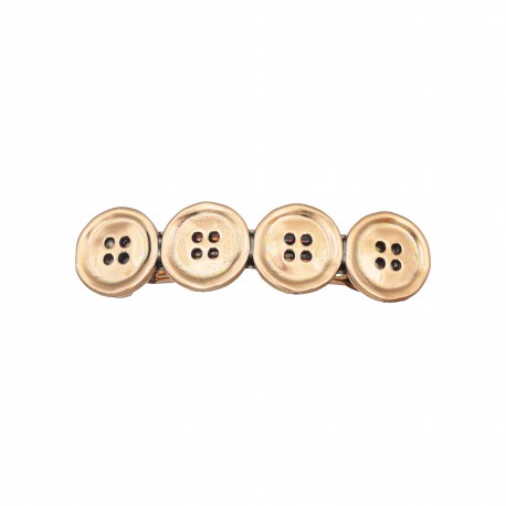 Presilha Monica Di Creddo Boutons Fivela Ouro Vintage